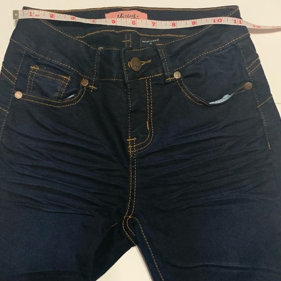 Hailey Made With Love Dark Blue Jeans Size 0 - Picture 4 of 6